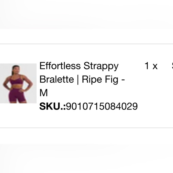 Oner Active Effortless Strappy
Bralette | Ripe Fig -
M - Picture 3 of 3